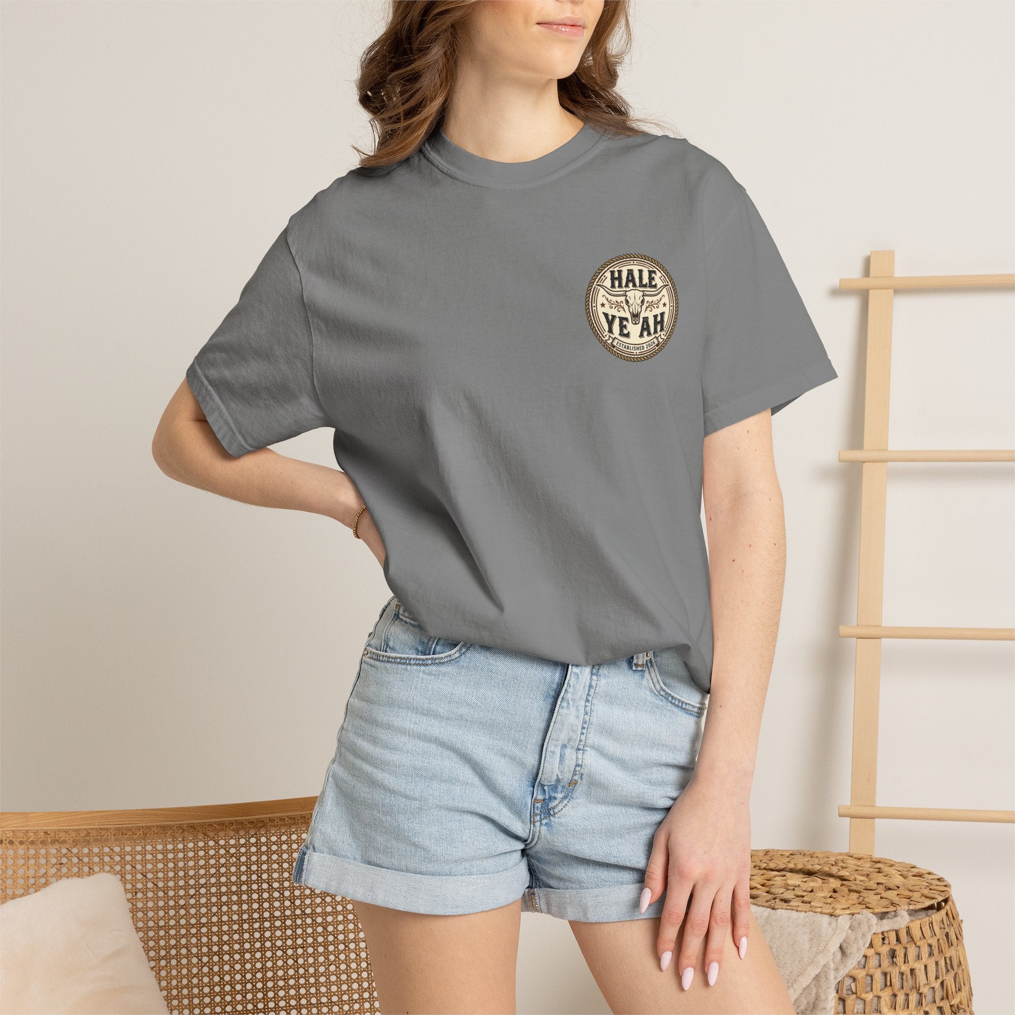 Hale Yeah Western Skull T-Shirt