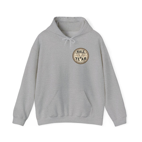Hale Yeah Cowboy Skull Hoodie — Western Vintage Graphic Sweatshirt